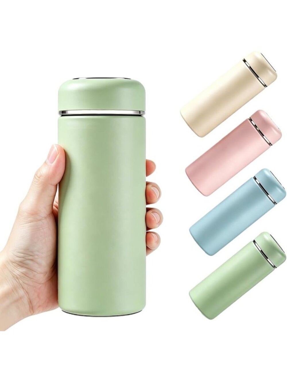 11oz Insulated Water Bottle - Leak Proof Stainless Steel for Hot & Cold Drinks